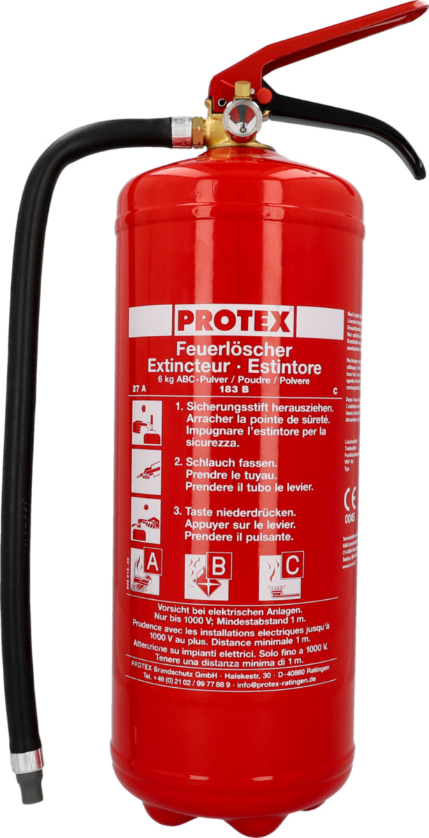 Pulverfeuerlöscher 6 kg