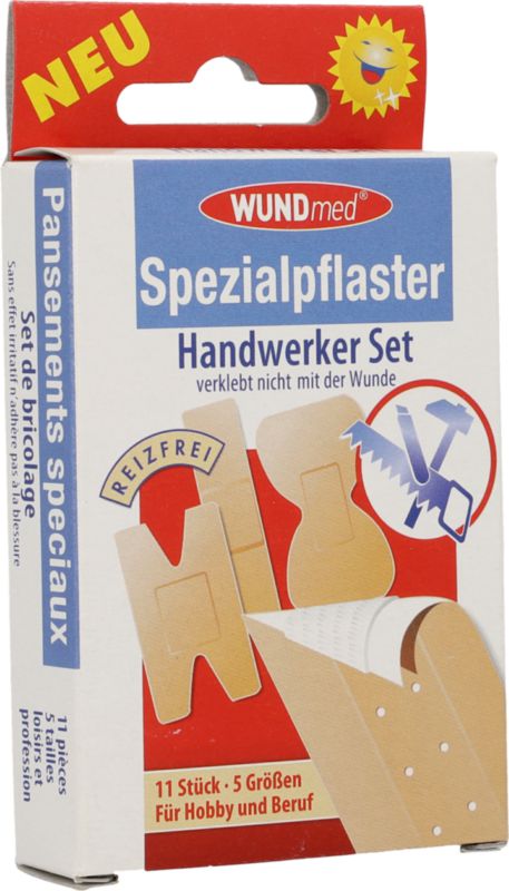 Handwerker Pflaster Set, 11 Stück
