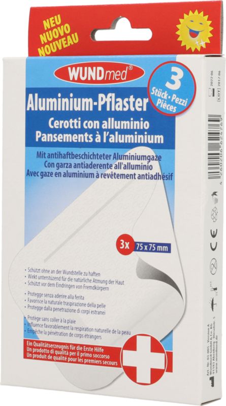 Aluminiumpflaster, 3 Sütck