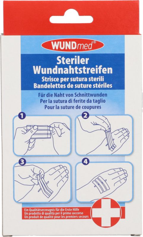 Sterile Wundnahtstreifen, 2x5 Stück