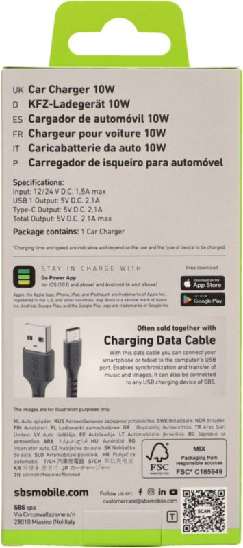 Car Charger USB Typ C 3.1 A