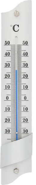 Aussenthermometer Metall grau