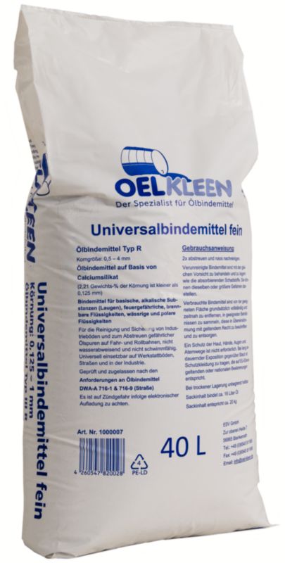 Absorbant universel pour huile