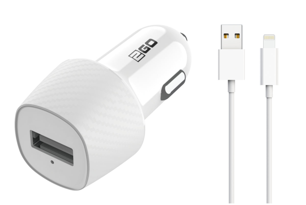 Car Charger-Set USB Lightning 2.1 A