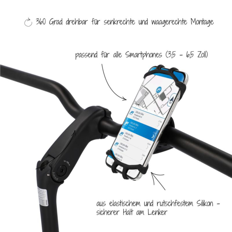 Porte-smartphone en silicone 360°