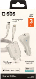 Kit chargeur de voyage type C 3.0 A