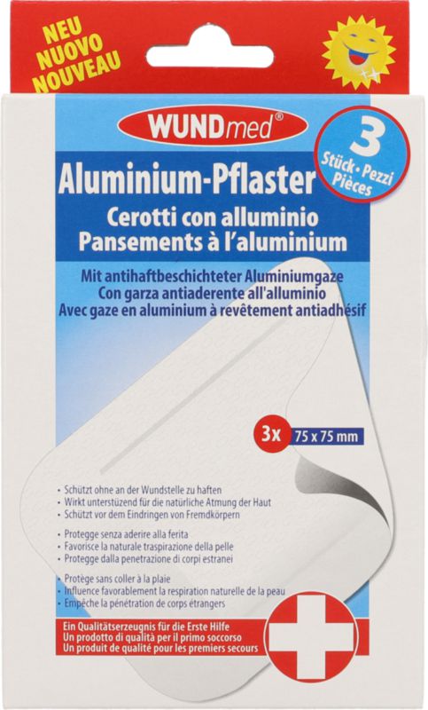 Aluminiumpflaster, 3 Sütck
