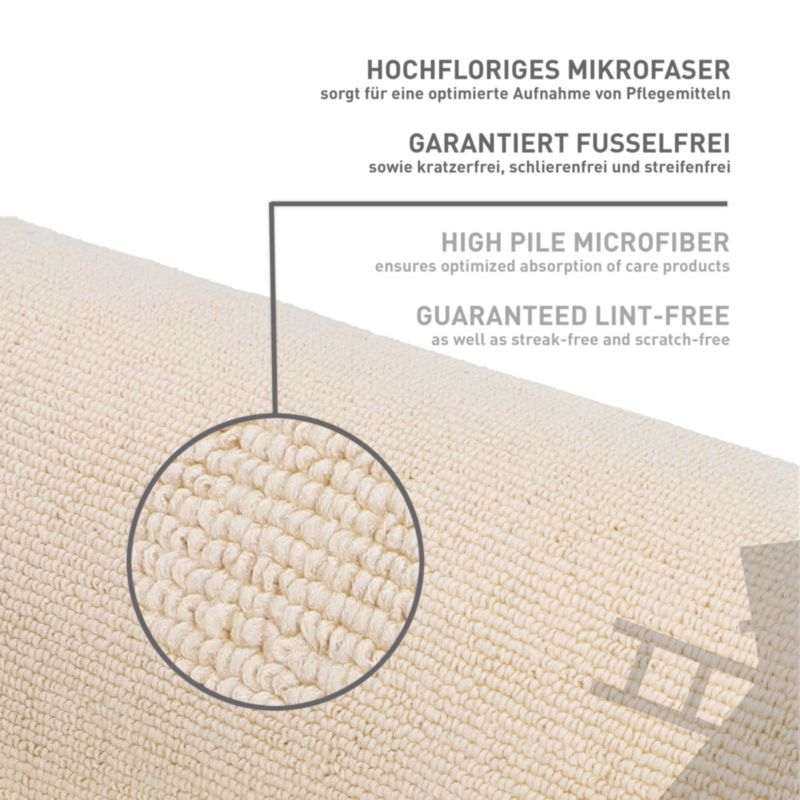 Performance Chiffon en microfibre pour l'entretien du cuir