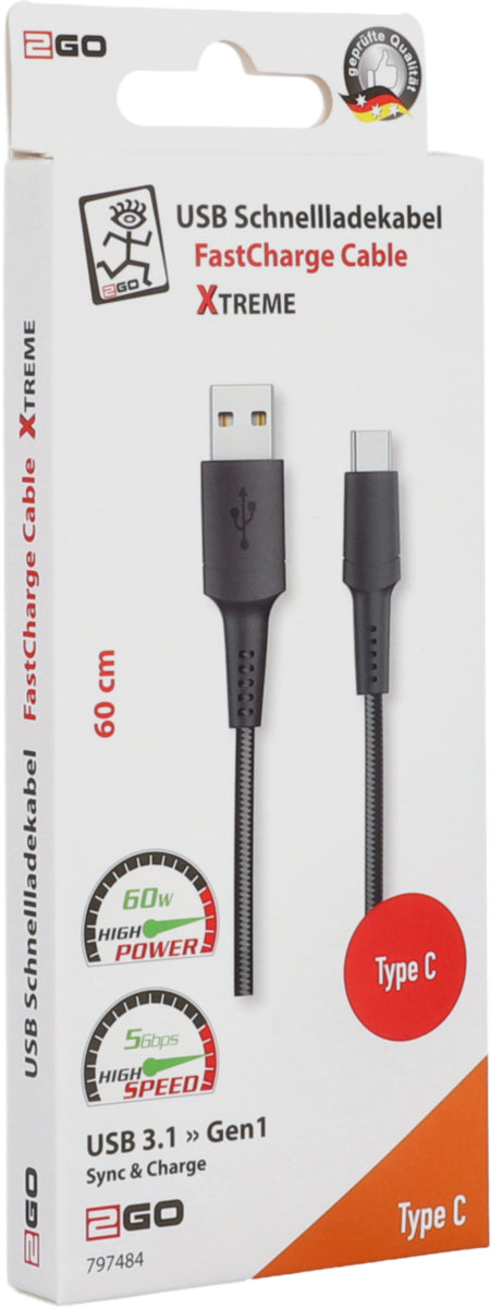 Daten-/Ladekabel USB Typ C